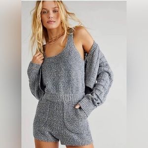 Free People Declan Tank romper set (XS)